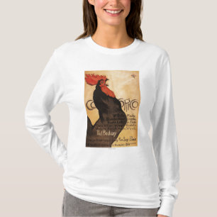 T-shirt Affiche promotionnelle de coq périodique de