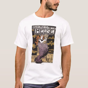 T-shirt Affiche promotionnelle de la Meuse de La de Bieres