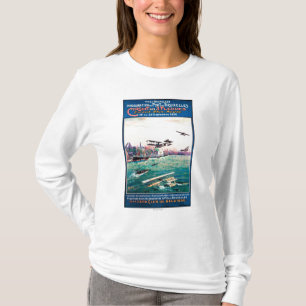 T-shirt Affiche promotionnelle décommandée d'avion de