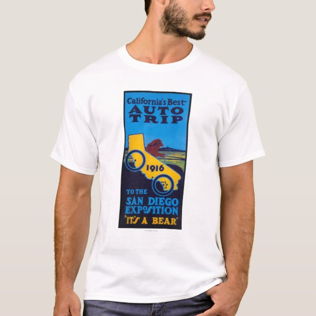 T-shirt Affiche promotionnelle d'expo (Devant)