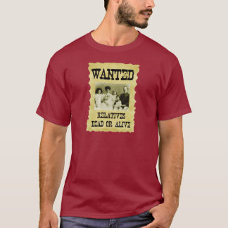 T-shirt Affiche Recherchée