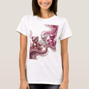 T-shirt Affiche Sharp Silver THREE DIAMOND TEDDIES