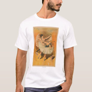 T-shirt Affiche théâtrale de deux ballerines