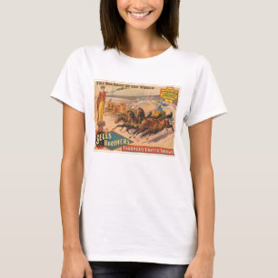 T-shirt Affiche vintage De Cirque D'Une Course Chariot Rom