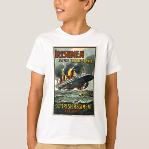 T-shirt Affiche vintage de Lusitania (recrutement