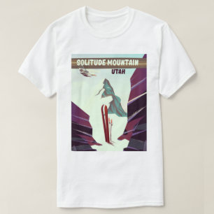 T-shirt Affiche vintage de voyage de l'Utah de montagne de
