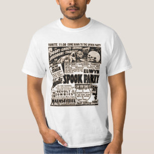T-shirt Affiche vintage d'exposition de spectre - partie