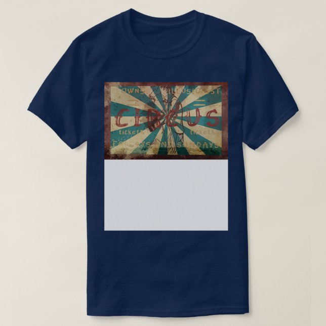 T-shirt affiche vintage du cirque (Design devant)