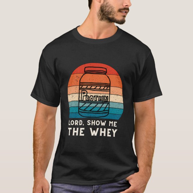 T-shirt Afficher La Poudre De Protéine Du Jouet (Devant)