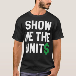 T-shirt Afficher Les Unités Noires