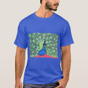 T-shirt Afficher Peacock Peainting