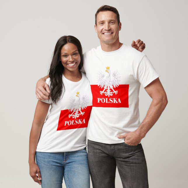T-shirt Afficher vos couleurs - Polska (Unisexe)