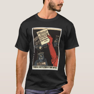 T-shirt Affiches de propagande d'Union Soviétique de