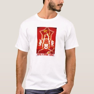 T-shirt Affiches de propagande d'Union Soviétique de
