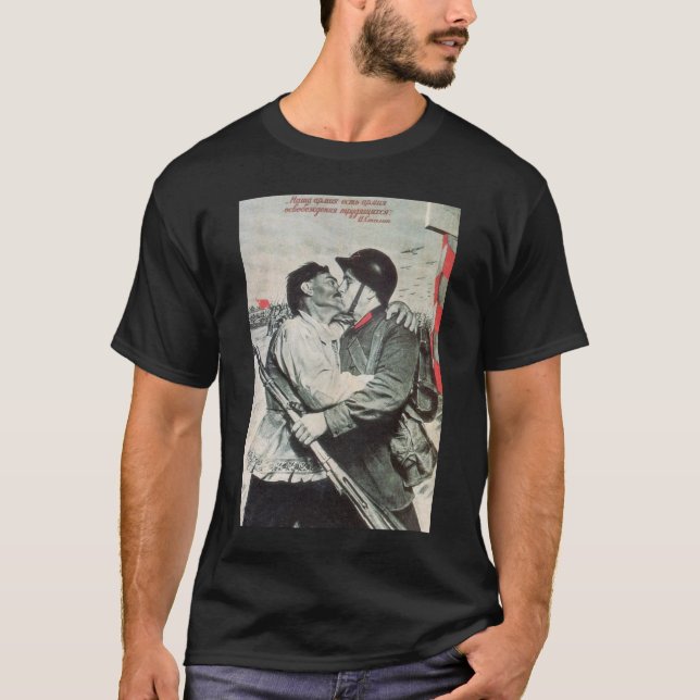 T-shirt Affiches de propagande d'Union Soviétique de (Devant)