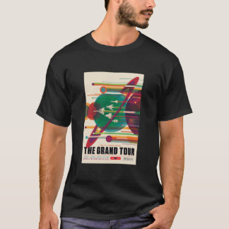 T-shirt Affiches du tourisme spatial de la NASA Encelade C