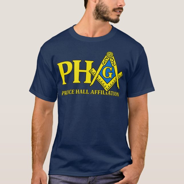 T-shirt Affiliation Masonic PHA Prince Hall Freemason (Devant)
