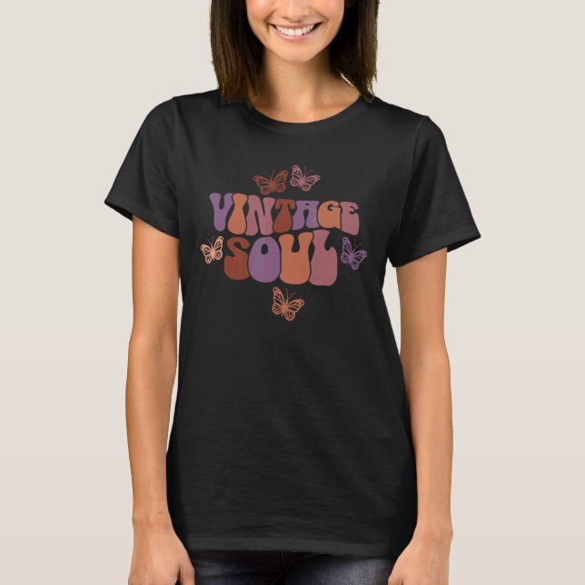 T-SHIRT AFFIRMATION DE DEVIS RÉTRO POSITIVE MOTIVÉE STRO (Devant)