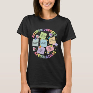 T-shirt Affirmations neurodivergentes Sensibilisation à l'