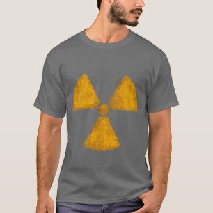 T-shirt affligé de symbole de rayonnement