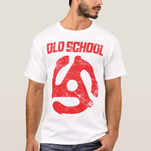 T-shirt affligé de vieille école