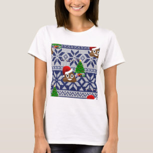 T-shirt affreux pull-over de Noël émoji