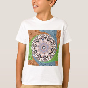 T-shirt Africa Asia traditional edgy pattern