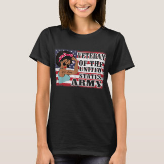 T-shirt African American Army Veteran Female