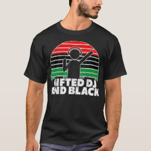 T-shirt African American DJ Pride - EDM USA Techno Gift