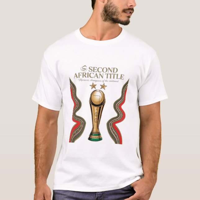 T-shirt African Cup in Morocco (Devant)