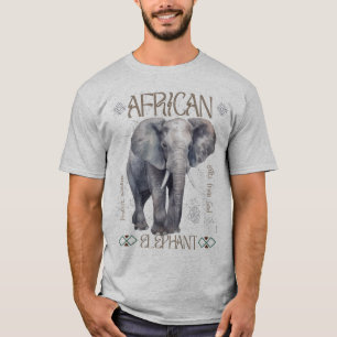 T-shirt African Elephant : Protégez notre faune