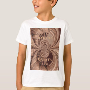 T-shirt African Hakuna Matata Fractal Art Print/Graphic