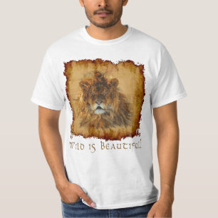 T-shirt African Lion Beautiful Big Cat Wildlife Shirt