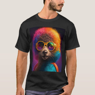 T-shirt African Otter Pride Pop Black Afro Otter 3