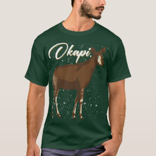 T-shirt African Safari Lover Wildlife Zoo Animal Okapi