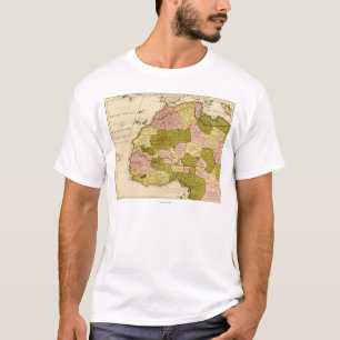 T-shirt AfricaPanoramic occidental MapWestern Afrique 3