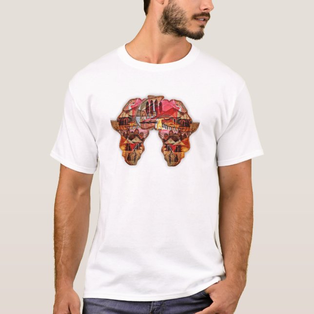 T-shirt Afrique Afrique (Devant)