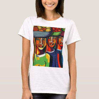 T-shirt Afrique Art coloré continent
