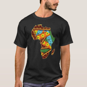 T-shirt Afrique cool Carte Afrique Africains Géographie Mo