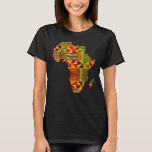 T-shirt Afrique cool Carte Kente Cloth Pour Hommes Femmes