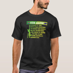 T-shirt Afrique du Sud Cricket Protea 438 Jeu Nostalgie So