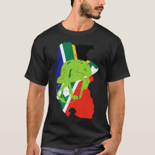 T-shirt Afrique du Sud Joueur de cricket conception de cas