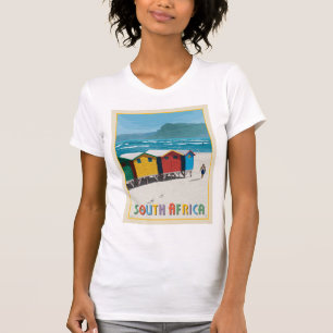 T-shirt Afrique du Sud Plage de Muizenberg