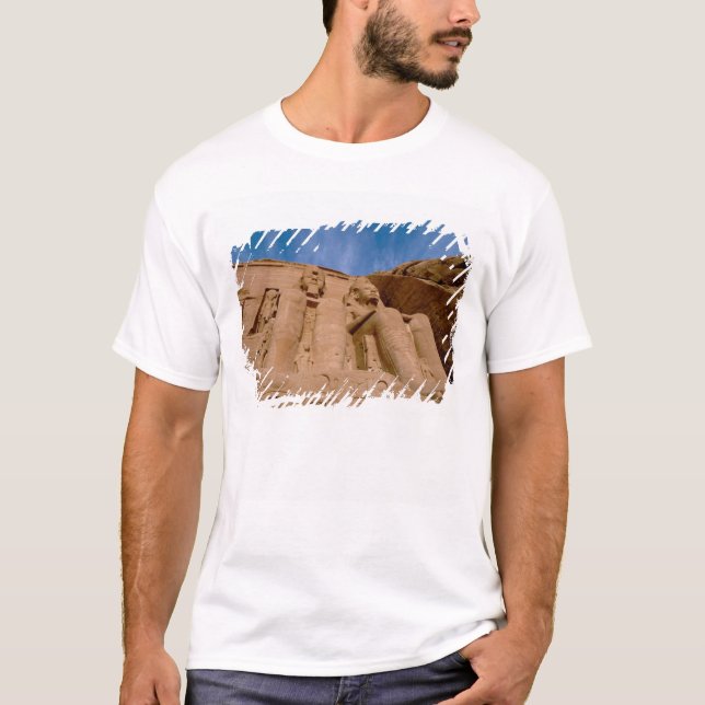 T-shirt Afrique, Égypte, Abou Simbel, Ramses II et (Devant)