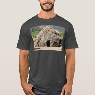 T-shirt Afrique Ethiopie Debub Omo Zone hutte de Mursi tr