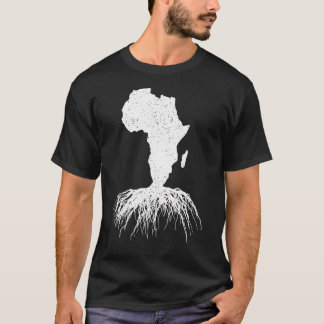 T-shirt Afrique Racines Art Pour Hommes Femmes Afrique Afr