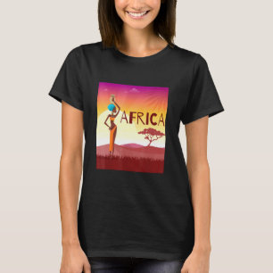 T-shirt Afrique Safari Animaux sauvages Mignonne nouveauté