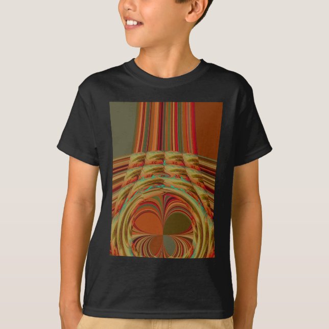T-shirt AfriqueTradition Hakuna Matata Mountain Ethnic Mot (Devant)