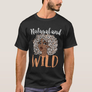 T-shirt Afro-Africain, Naturel Et Sauvage