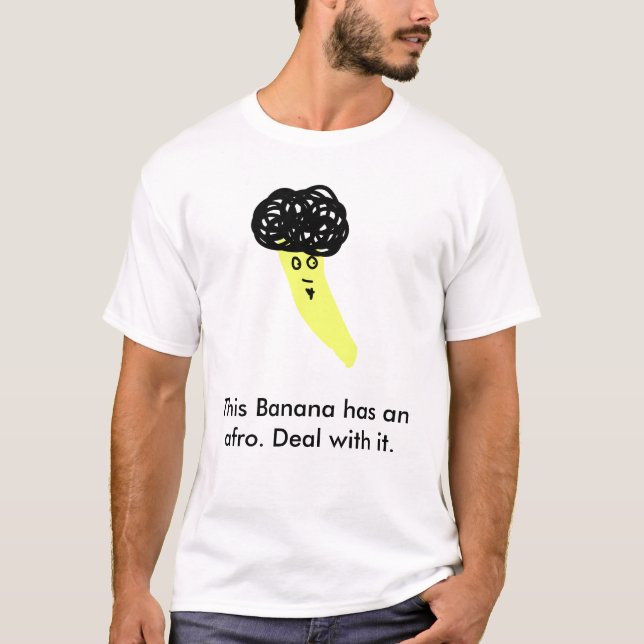T-shirt Afro de banane (Devant)